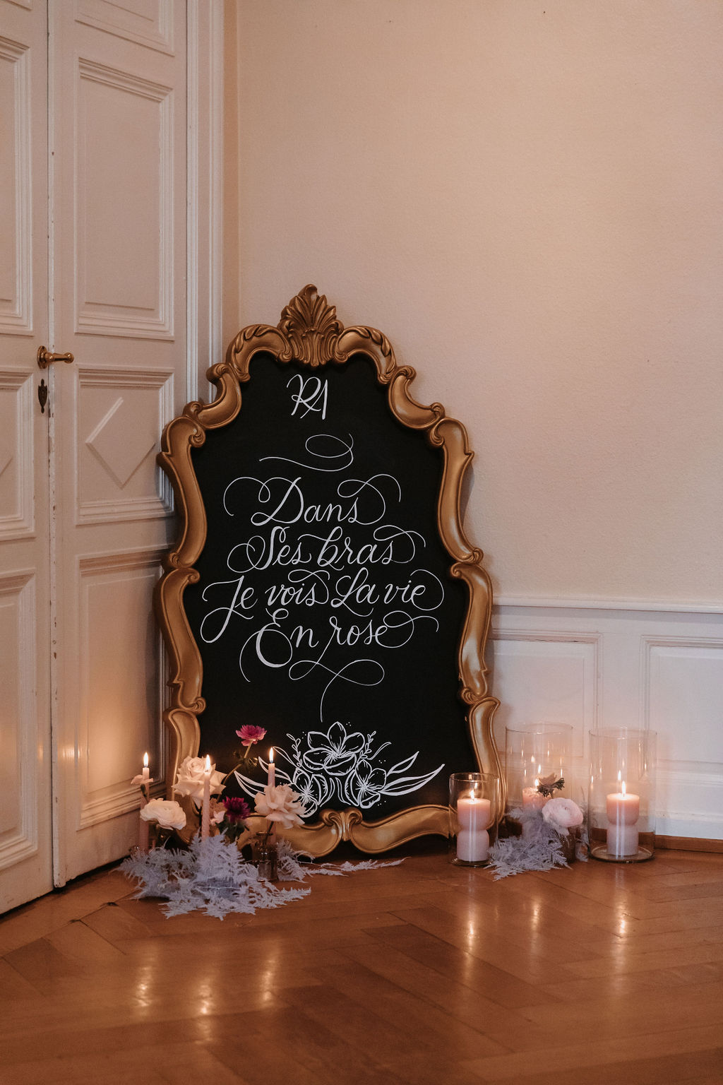 Sanda Letter_Engraver & Calligrapher in Switzerland_WELCOME SIGN_Chalkboard_Ela Ross Photography_IMG_7029