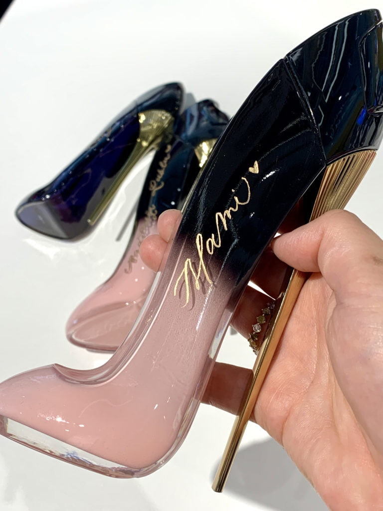 Sanda Letter_Engraver and Calligrapher in Switzerland_ENGRAVING_perfume good girl Mami